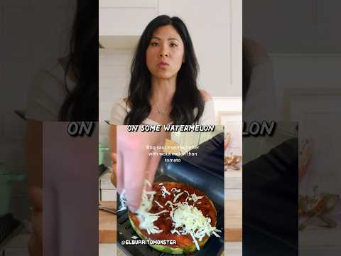 Testing Watermelon Pizza from TikTok! 🍕 🍉