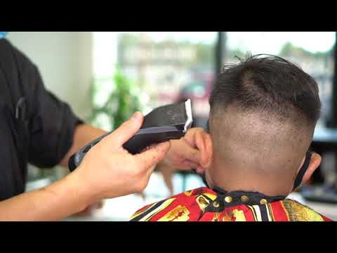 How to cut a bald fade with scissor trim