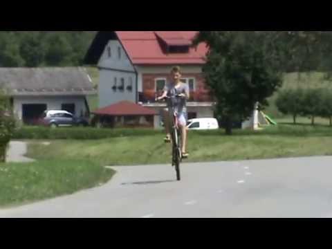 Driving on one wheel