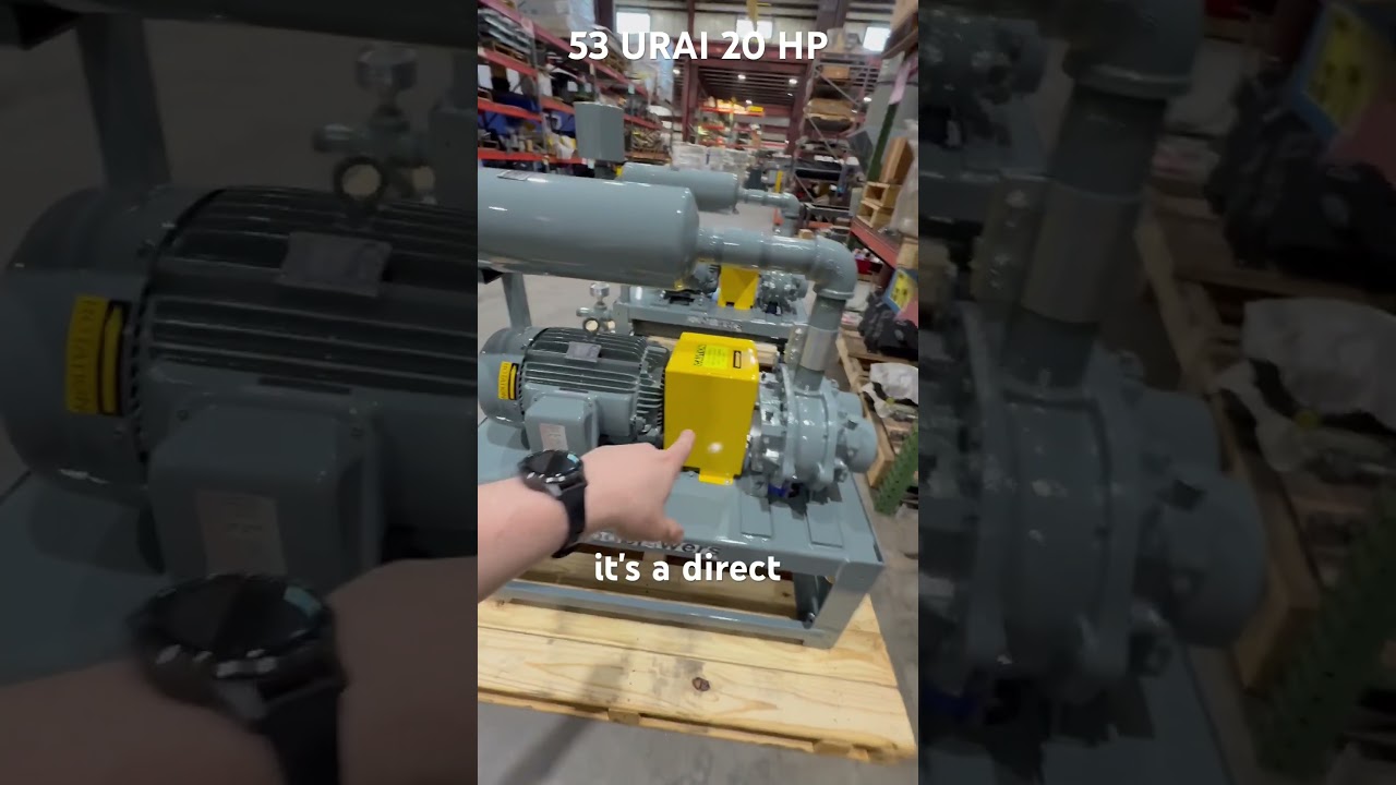 53 URAI 20 HP Pressure Package… READY TO BLOW!#pdblowers #rootsblower #madeintheusa
