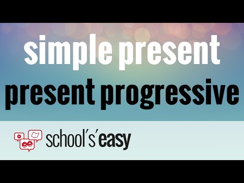 Englische Zeiten: simple present und present progressive/continuous