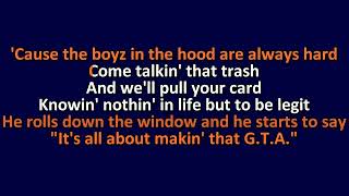 Dynamite Hack - Boyz N The Hood - Karaoke Instrumental Lyrics - ObsKure
