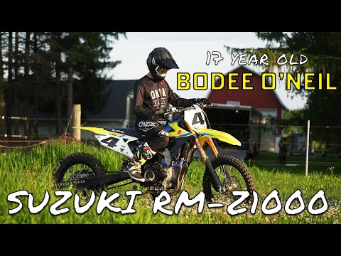 RM-Z1000 holeshots with 17 yr. old BODEE O'NEIL #motoclimb #suzuki