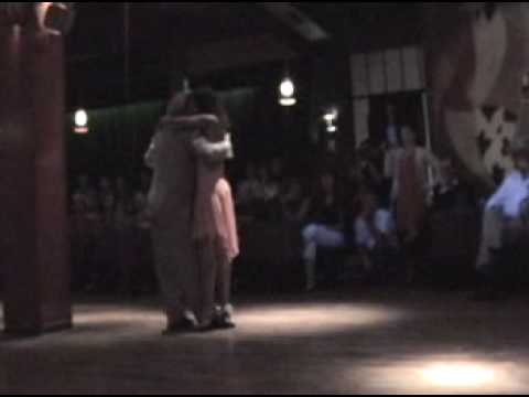  Alberto Dassieu  and  Eva Garlez  are  dancing  to  the  tango  "  El Adios  "