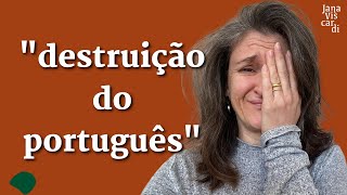 GÊNERO NEUTRO DESTRUINDO O PORTUGUÊS? ARGUMENTOS ESTAPAFÚRDIOS. | JANA VISCARDI