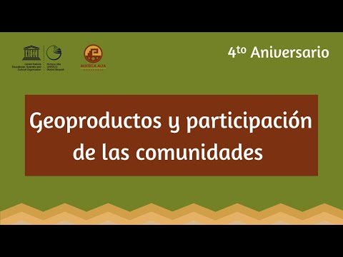 4to. Aniversario. Geoproductos y participación de las comunidades, Santiago Tillo, Oaxaca