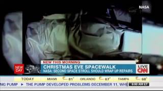 Christmas Eve Spacewalk Astronauts set out on dangerous mission a day before Christmas