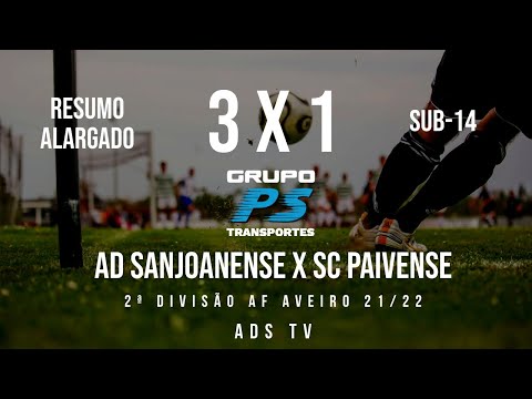 🔴 Highlights 🏆 Sub-14 ⚽ AD Sanjoanense x SC Paivense - 24ª Jornada