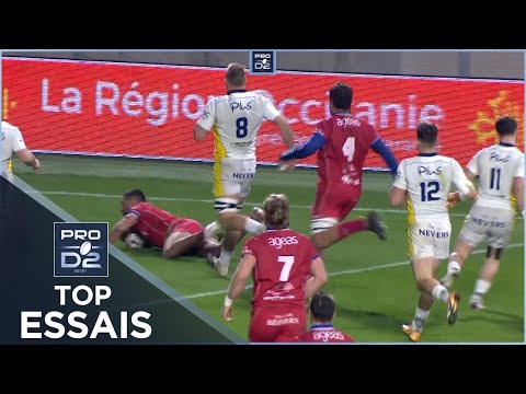 TOP Essais de la J15 – PRO D2 – Saison 2020-2021