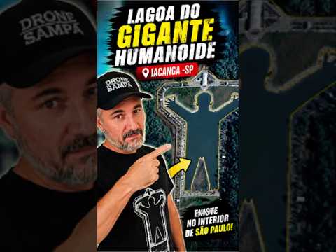 LAGOA DO GIGANTE HUMANOIDE #dronesampa