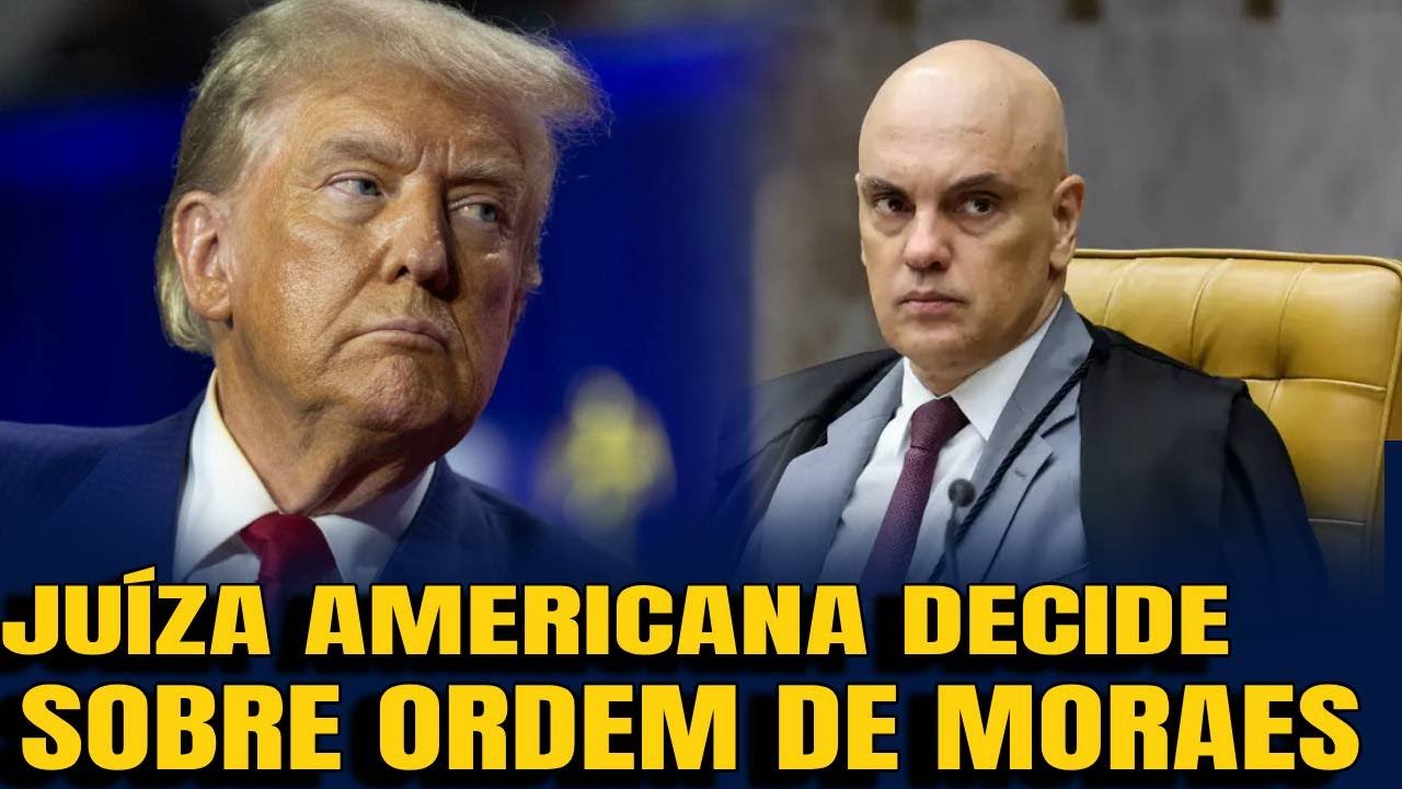 #1 JUÍZA DOS EUA diz que TRUMP Media e Rumble NÃO PRECISAM  seguir ordem de Alexandre de MORAES