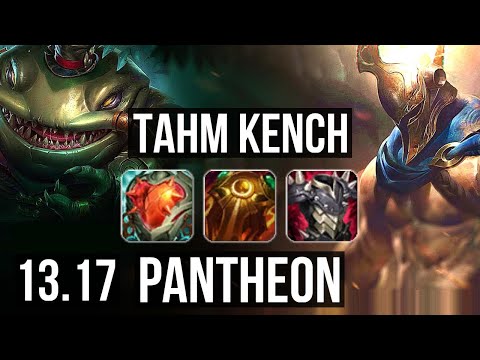 TAHM KENCH vs PANTHEON (TOP) | 7/2/11, 300+ games | EUW Diamond | 13.17