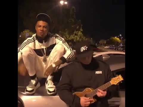 Blueface Rapping With Einer Bankz!