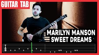 【MARILYN MANSON】[ Sweet Dreams (Are Made Of This) ] cover by Dotti Brothers | LESSON | GUITAR TAB