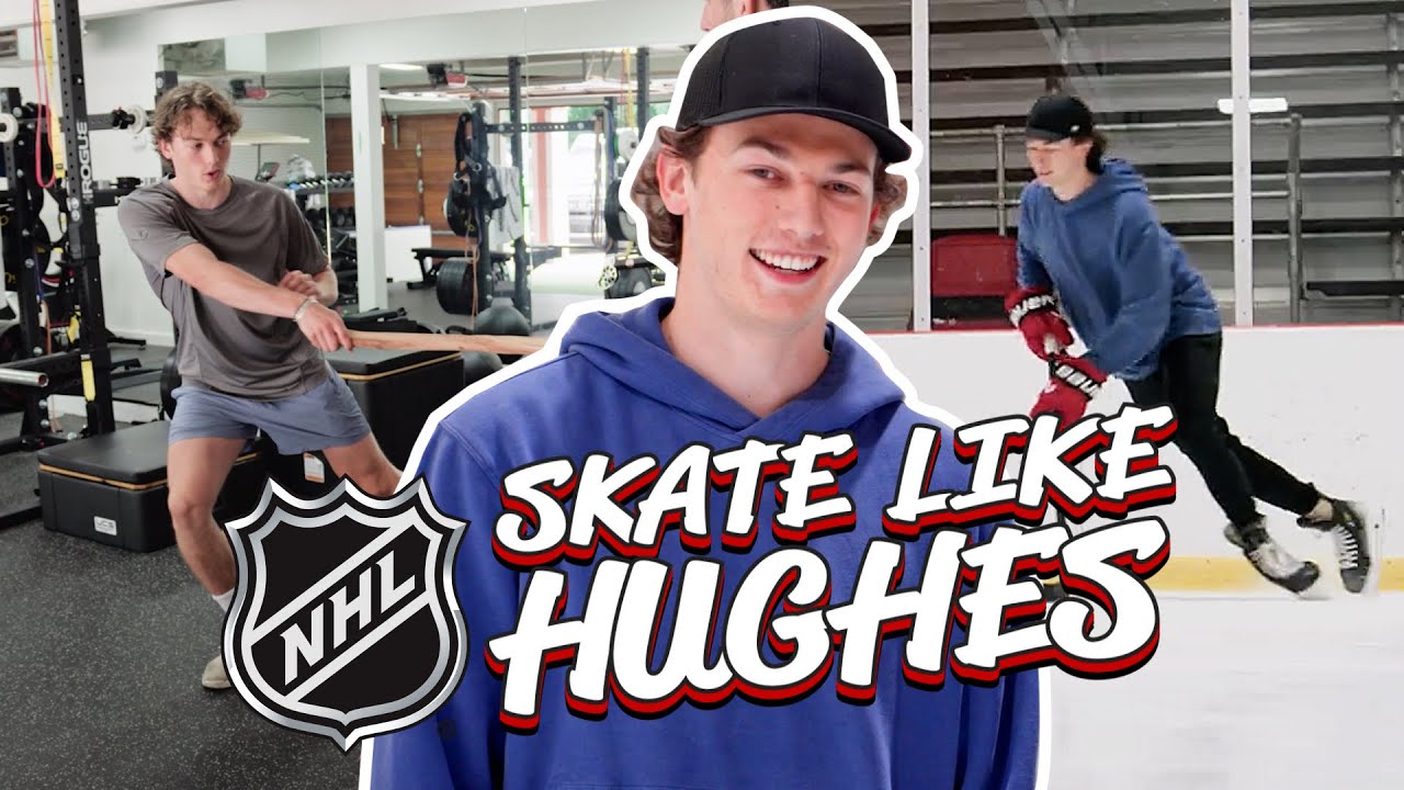 NHL Skating Drills w/Luke Hughes | Hockey Academy