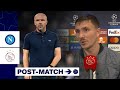 Reacties Schreuder & Berghuis na Napoli - Ajax | 'Napoli heel efficiënt'