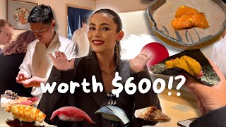 TOKYO's BEST (and most expensive) SUSHI OMAKASE EXPERIENCE! Is it worth it?! 🍣