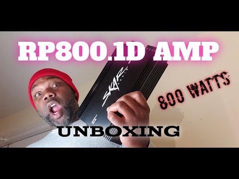 Skar Audio RP800.1D Amplifier Unboxing