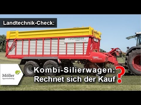 Pöttinger Torro Combiline Kombi-Silierwagen im Landwirt.com Praxistest | Grasernte + Maisernte 2021