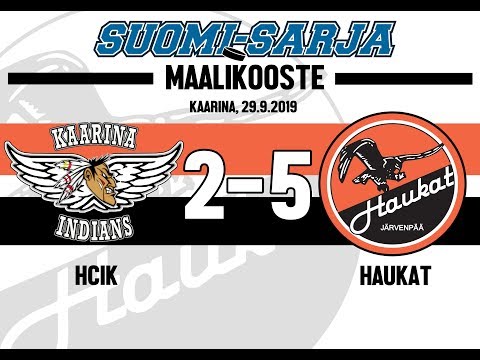 HCIK  Haukat 2-5 28 09 2019, Suomi-sarja