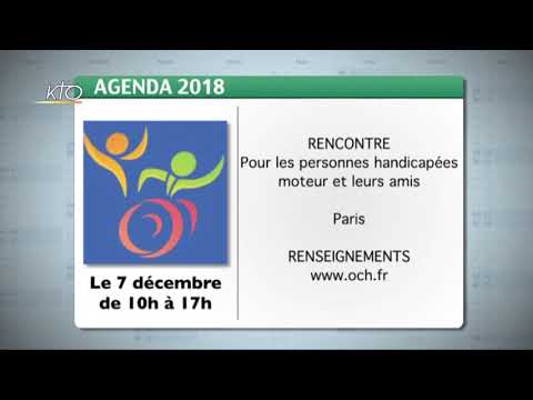 Agenda du 23 novembre 2018