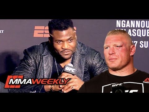 Francis Ngannou: Brock Lesnar is Just Walking Around Talking Sh##