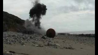 preview picture of video 'deminage obus de 270mm Octeville sur mer demineur'