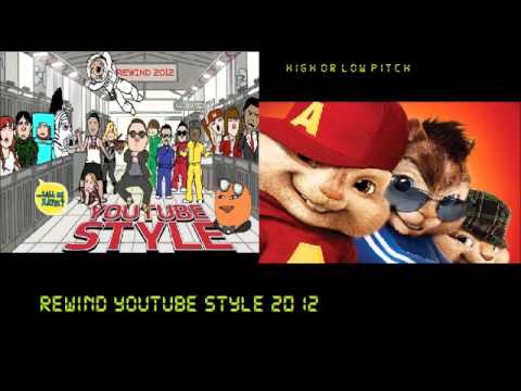 Rewind YouTube Style 2012. CHIPMUNKS version