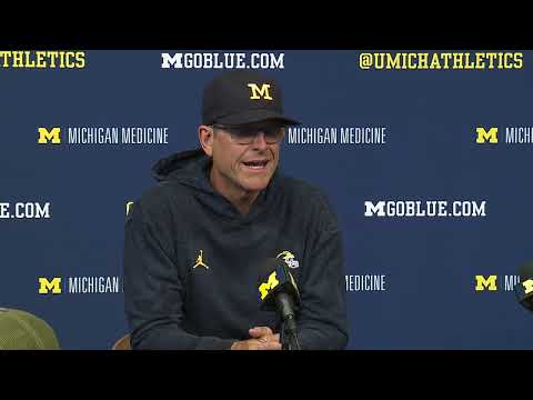 Jim Harbaugh initial postgame press conference comments after Michigan's 51-7 win vs. Colorado State