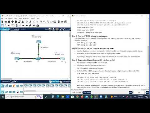 2.3.11 Packet Tracer - Determine the DR and BDR