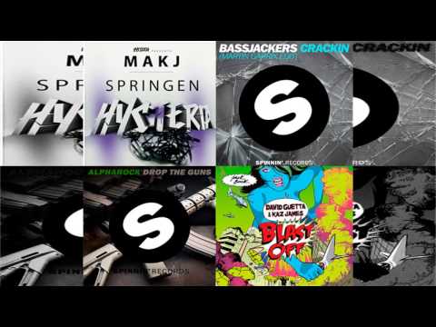 Makj Vs Bassjackers Vs David Guetta Vs Alpharock -Springen Is Crackin To Drop The Guns (Asen Mashup)