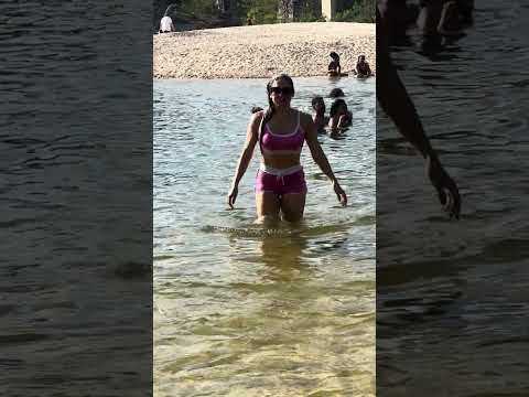 no calor de Goiás #viraliza #roça #rio #cavalcante