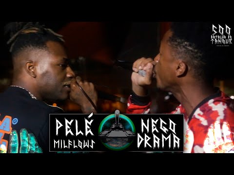 Pelé Milflows Vs Nego Drama (O TANK SENDO TANK🤪) 1FASE | 500º BATALHA DO TANQUE | EDIÇÃO DO JOGADOR