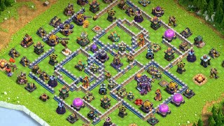 【クラクラ】クイヒードラゴンラッシュ TH15全壊