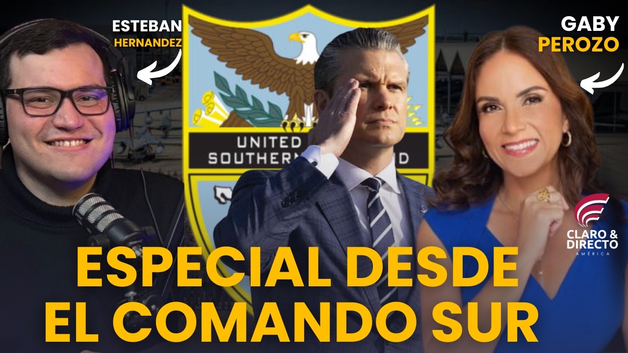 CLARO Y DIRECTO EN COMANDO SUR JUNTO A PETE HEGSETH EN CONFERENCIA DE LAS AMERICAS CONTRA EL NARCO