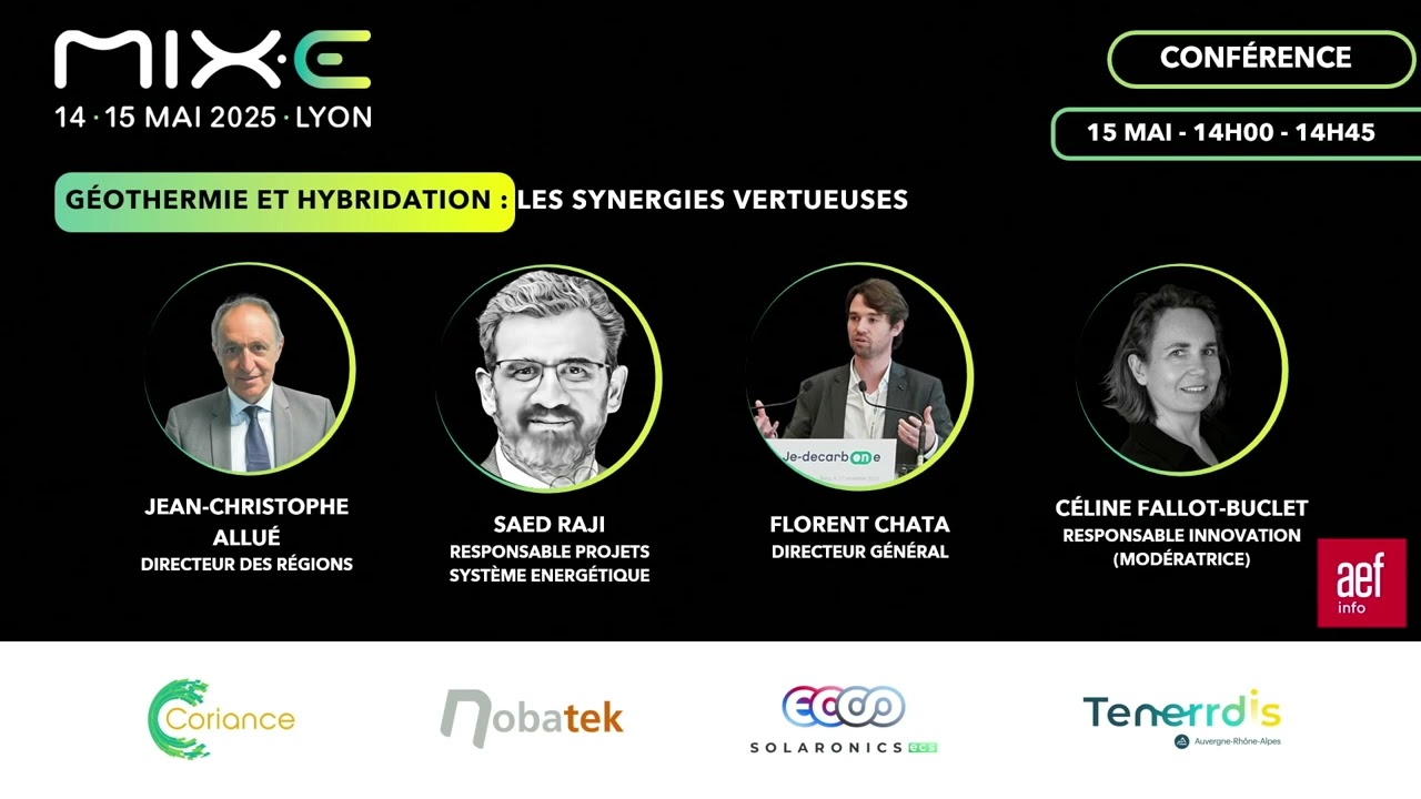 Géothermie et hybridation : les synergies vertueuses