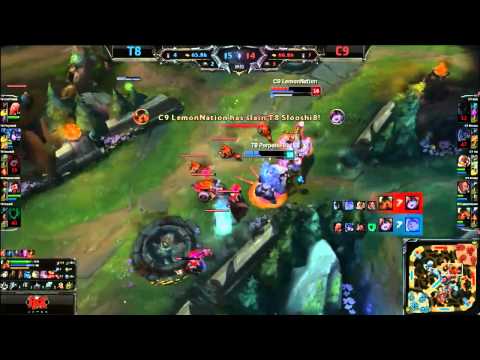 T8 CaliTrlolz8 Vladimir VS C9 Balls Maokai Highlights {EPIC}   2015 NA LCS Spring W8D2
