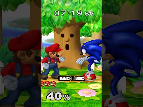 Sonic in Super Smash Bros. Melee?!