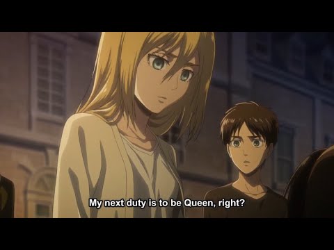 Attack on Titan Season 3 - Historia Decides to become queen