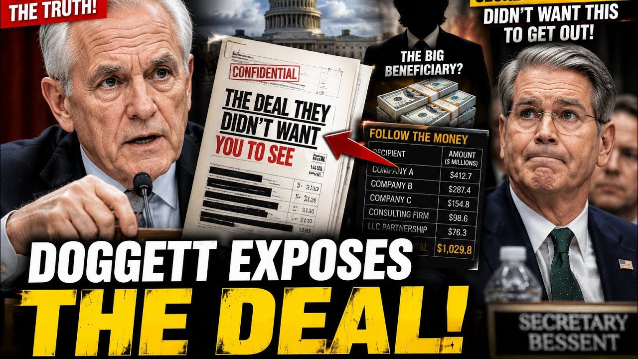 Video: Doggett Grills Bessent on Trump IRS Audit Immunity Settlement