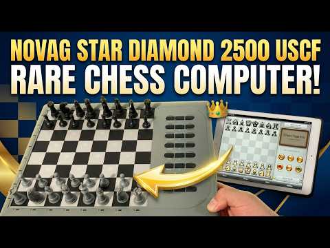 Novag Star Diamond Rare Chess Computer vs. Chess Tiger 👑 Gadgetify