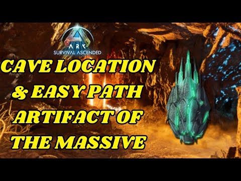 Lava Cave - Artifact of the Massive - Ark Survival Ascended The Island