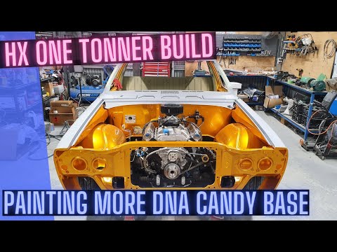 More DNA Candy Basecoat / Fitting up the panels - HX One Tonner Build