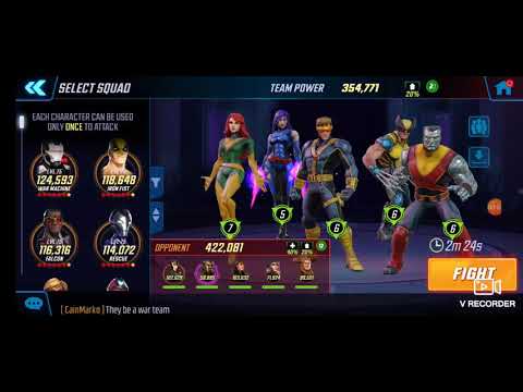 MSF War - X-Men (355k) vs Asgard (422k) Almost a 70k Punch Up!