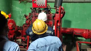 Training operation Diesel Fire Pump PT. Indah Kiat Pulp &amp; Paper