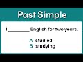 Past Simple | Grammar test