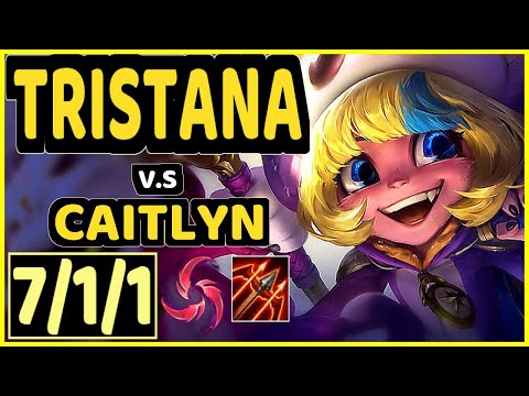 ABLE (TRISTANA) vs CAITLYN - QUADRAKILL 7/1/1 KDA BOTTOM ADC CHALLENGER GAMEPLAY - KR