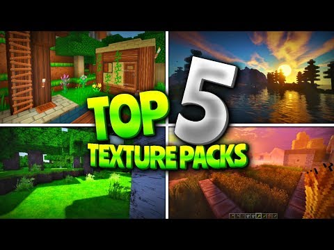 Yallay - TOP 5 TEXTURES PACKS FOR MCPE - Minecraft 1.2 Texture Packs (Pocket Edition, Win10, Consoles)