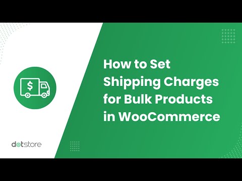 How to Set Shipping Charges for Bulk Products in WooCommerce?