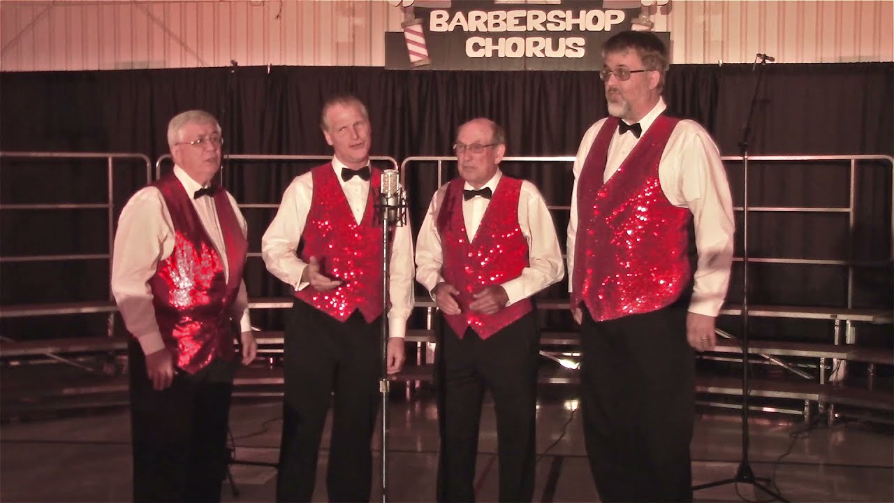 The Southern Comfort Quartet singing ‘Daddy Sang Bass’ at the Spirit of St. Louis Chorus Summer Show 2021 in De Soto, MO.